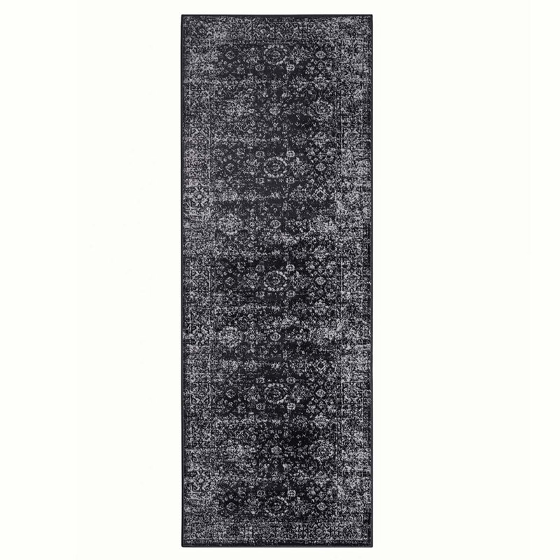 Tapis Jatyler avec envers antidérapant, Tapis de couloir 2 pi 7 po x 7 pi 5 po