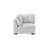 5 Piece Pu Leather Modular U-shape Couch With Two Ottomans-1943813005