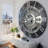 Wall Clock 36" Oversized for Living Room decor with Real Moving Gears England Collection-107103018