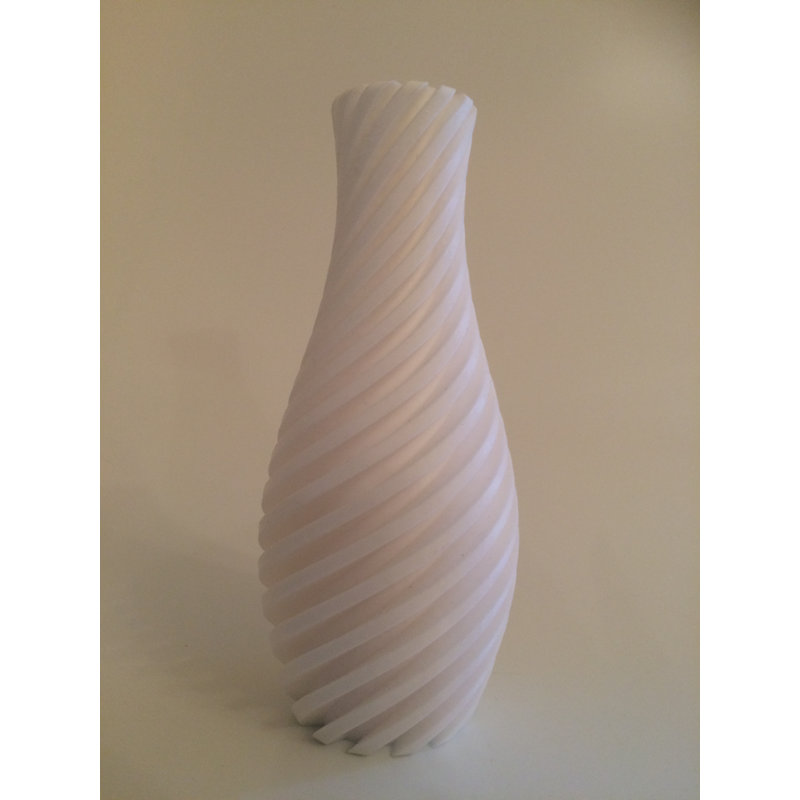 Yovchev Handmade Table Vase, White