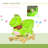 Kids Interactive 2-in-1 Plush Ride-on Dinosaur Rolling Rocker