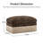 Ottoman Leopard Chenille -Brown Black-1685670386