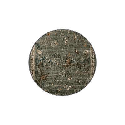 Silky Soft Plush Brown Area Rug
