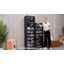  Armoire de rangement à chaussures pliable à 10 niveaux avec portes magnétiques noires-1008270725