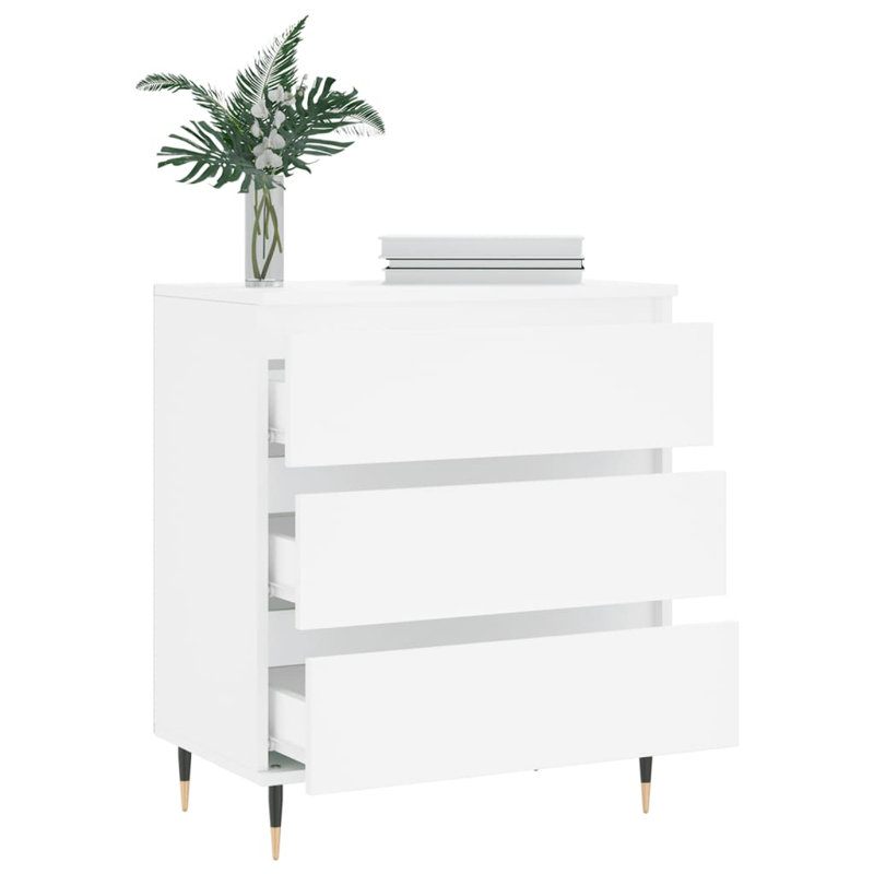 Margurite 3 - Drawer Accent Chest, White