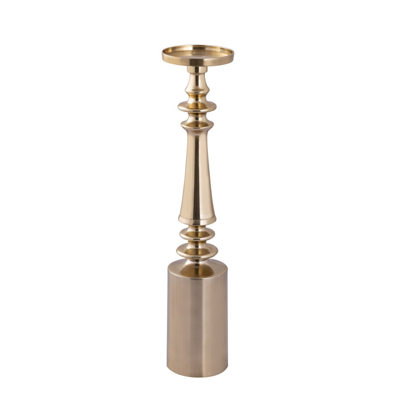 Aluminium Candelabra, 52cm H x 11cm W x 11cm D