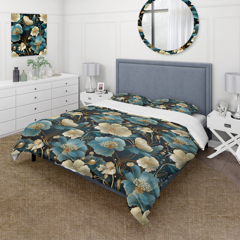 Ensemble de housse de couette Modern Inspirations, Housse de couette pour très grand lit et 2 très