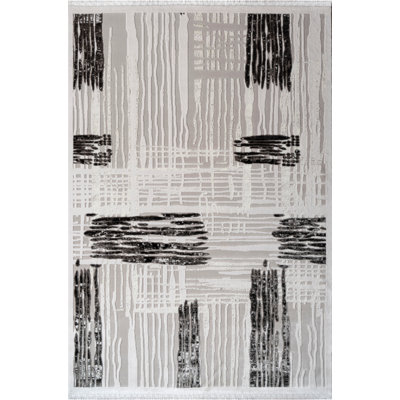 Siemone Cotton Abstract Rug