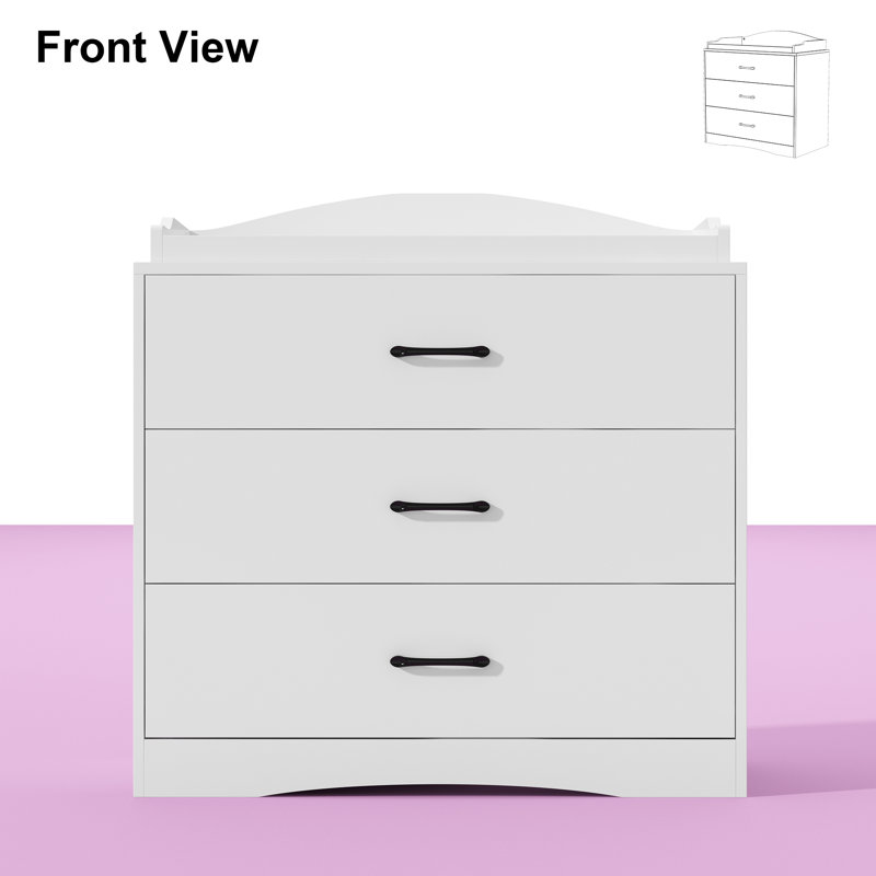 Ayanti Changing Table Dresser, White