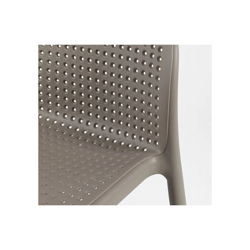 Lido Outdoor Bar Stool, Dove Gray