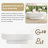 Modern Cream Oval Coffee Table Fluted Drum Design Thick Tabletop White Living Room End Table-1946102633
