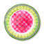 Watermelon Melamine Dinner Plates