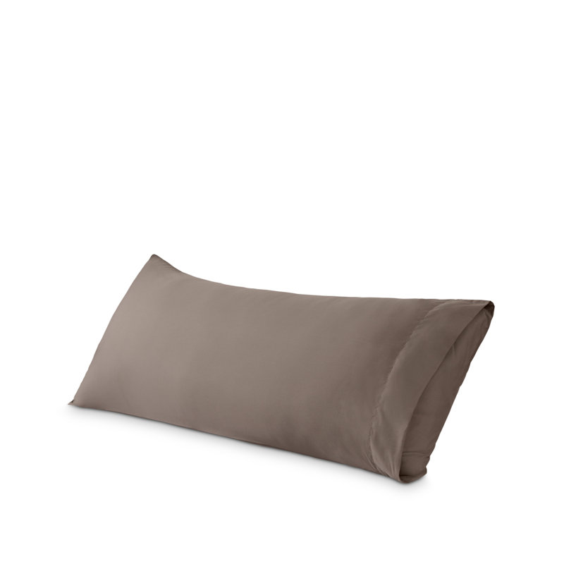 Fermeture de l'enveloppe du coussin en microfibre, Taupe