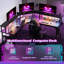 Metal Base Computer Desk-2038325149