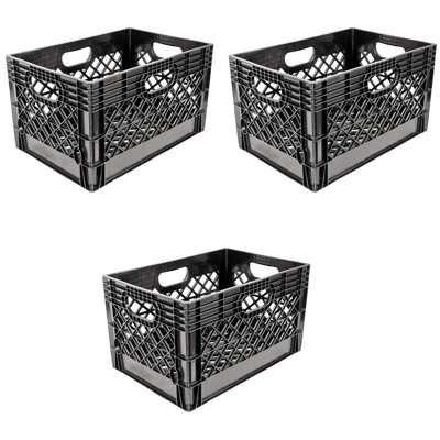 Caisse en plastique robuste et empilable