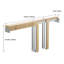 Ensemble de cadre pour porte coulissante à galandage, conçu pour les portes de 61 à 76 cm de large et 203 cm de hauteur, avec mécanisme de fermeture amortie bidirectionnel, coulissement fluide et silencieux, installation facile, en bois et acier galvanisé-116843457