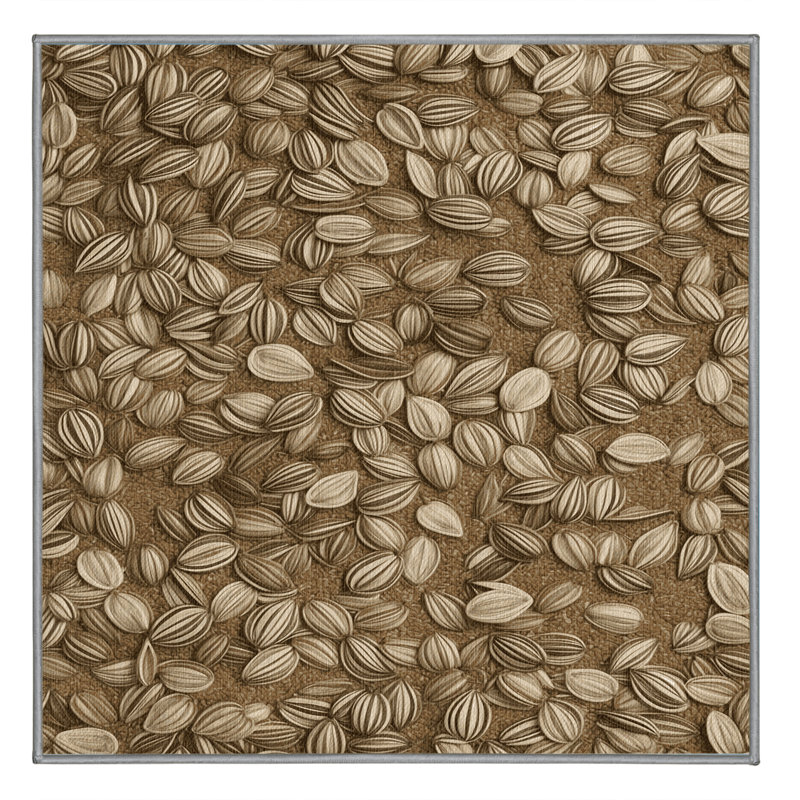  Tapis lavable graines de tournesol, Tapis de couloir 2 pi x 4 pi