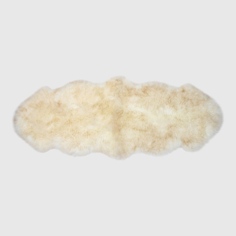 Tapis jaune / crème Heitz, Nouveauté 2 pi x 5 pi 6 po