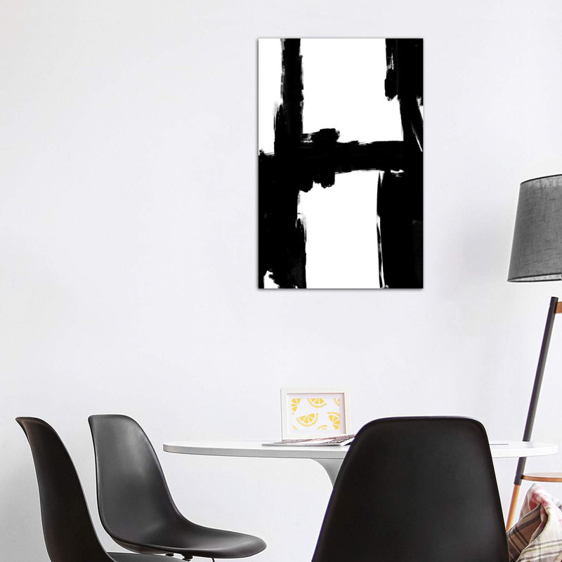 "Structured II" par Alex Wise - reproduction d'art, Toile tendue, H 48 po x l 32 po x P 1,5 po