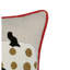 Coussin d'Halloween brodé citrouille d'Halloween