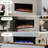 Modern Ember Aerus Skyline Linear Multi Sided Smart Electric Fireplace - Alexa & Google Asst-96919425