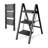 3 Step Ladder Folding Step Stool, 330 Lbs Load Heavy Duty Step Ladders, Small Kitchen/Closet Stepping Stool For Adults, Lightweight Foldable Indoor Ladders For Home With Wide Pedal White-1890896922