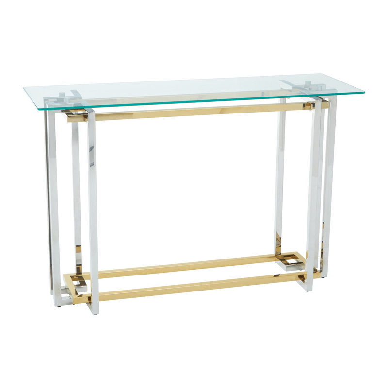 Sunny Side 120cm Glass Top Console Table