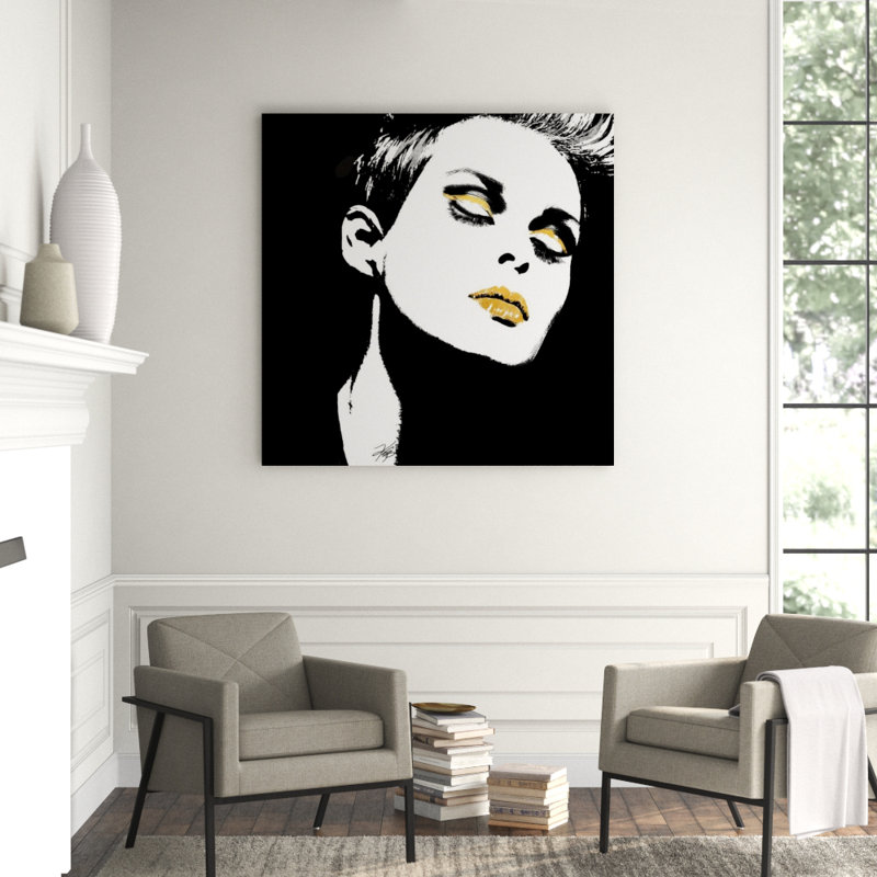 Glam Rock III Painting by Kelli Ellis, 24" H x 24" W, Glass Coat
