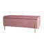 Banc de rangement à couvercle rabattable rembourré-980366972