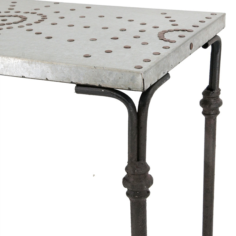 Set of 3 The Gilbert Nesting Tables Metal Plant Stand, L:24x14x26" M:21.5x11.5x23" S:19x9x20"