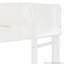 Lit mezzanine double avec bureau pivotant, canapé et lumières DEL-1973165928