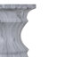 Table d'appoint ronde pour l'extérieur en ciment