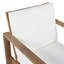 Ensemble 7 pièces de table et chaises de patio avec trou pour parasol et coussin amovible-358506186