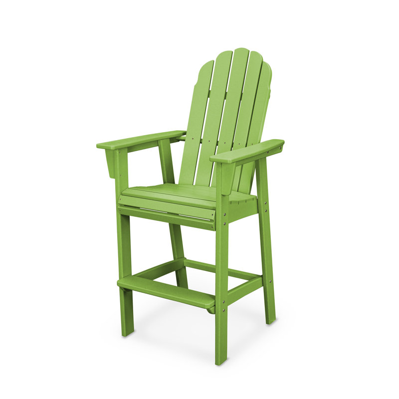 Chaise Adirondack POLYWOOD Vineyard Curveback, 29,38 po, Limette
