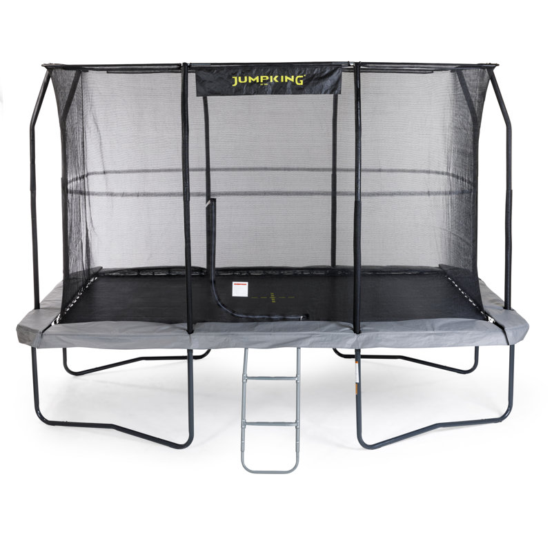 8ft x 12ft JumpKing Rectangular Combo Pro Trampoline with Safety Enclosure