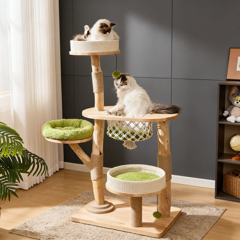 Structure d'escalade simple et créative pour chat