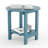 18 Inch Round Outdoor Side Table Adirondack Plastic/Resin Patio Side Table Weather Resistant End Table With Storage Shelf(Set Of Two)-114597158