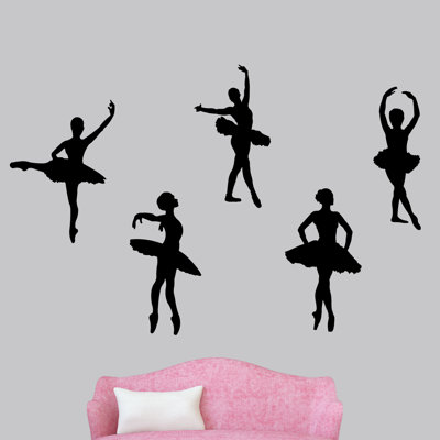 Ensemble d'adhésif décoratif ballerines