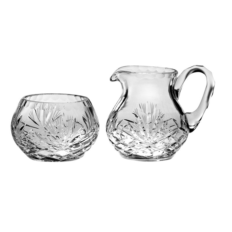 Curtsinger Crystal Sugar And Creamer Set