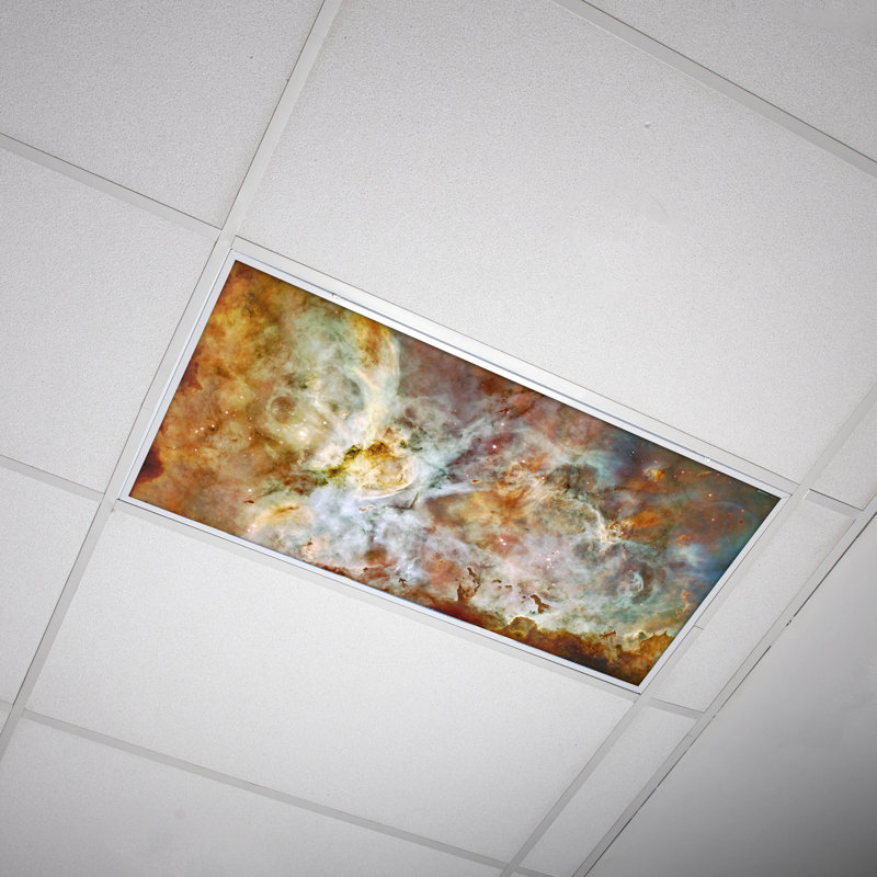 Couvertures de luminaire fluorescent astronomiques pour plafonniers - pour luminaire 2 x 4 - par Octo Lights