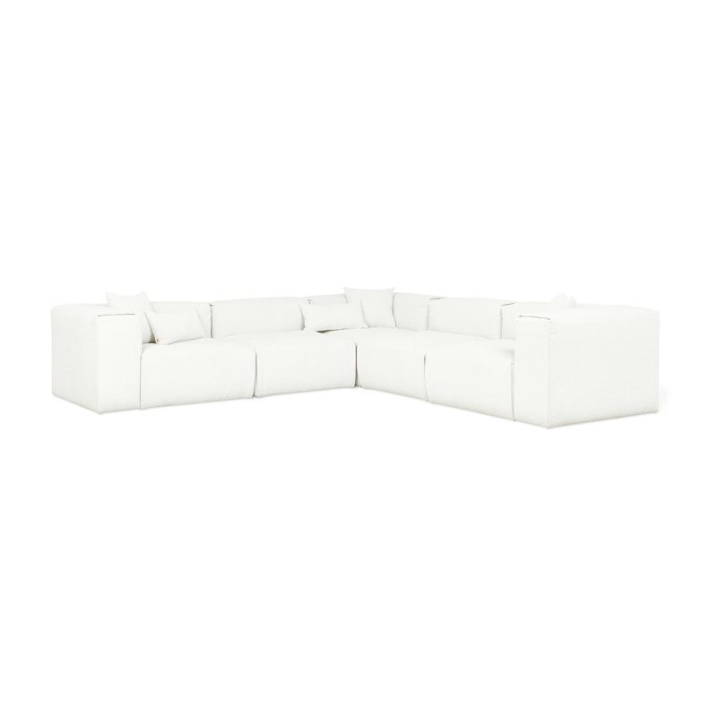Canapé modulaire rembourré 5 pièces Nest, Boucle d'os