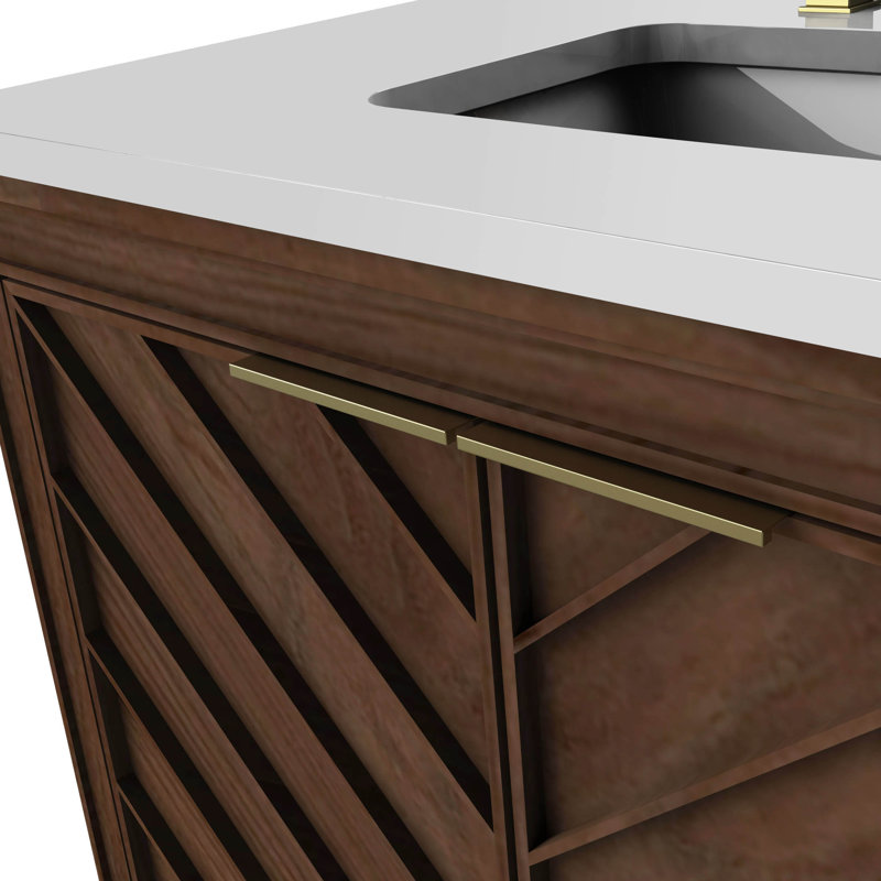 FLW Progression Wood Sink Vanity, 36