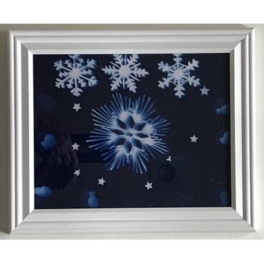 Winter Snowflake Glitter Sticker Tattoo - Party Favors - 12 Pieces 