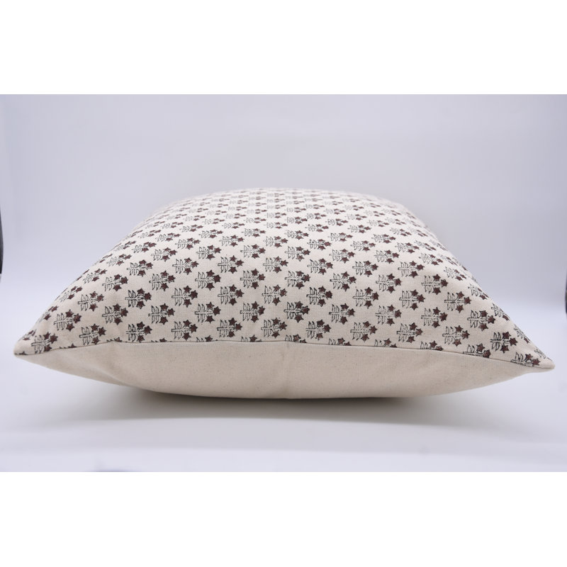 Housse de coussin rectangulaire intérieur / extérieur 100% coton Levert, 20 po x 14 po