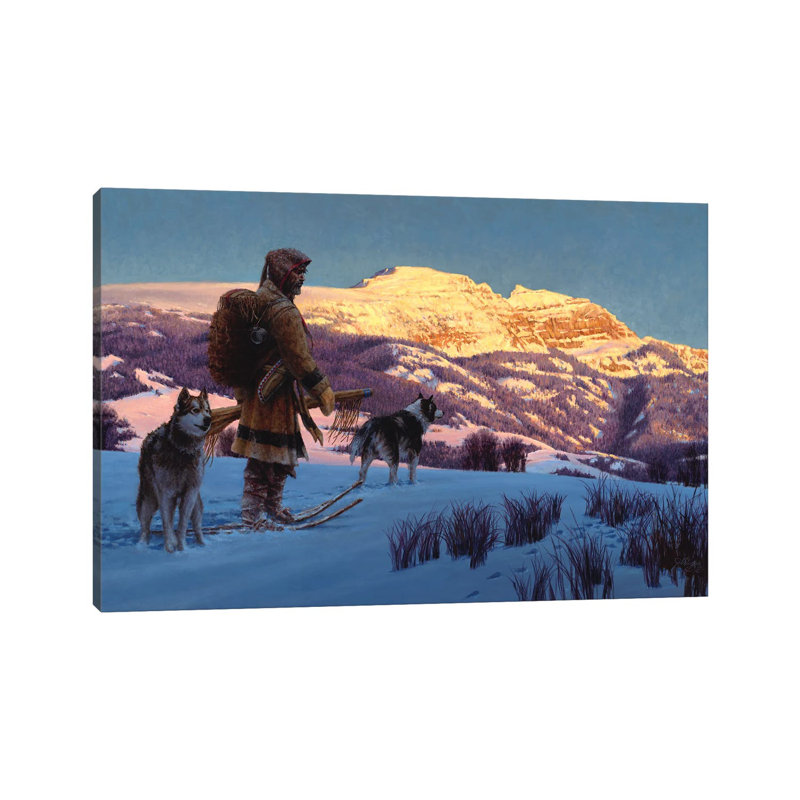 Quest For Winter Plews by Joe Velazquez - Wrapped Canvas Print, 152.5 cm H x 101.5 cm W