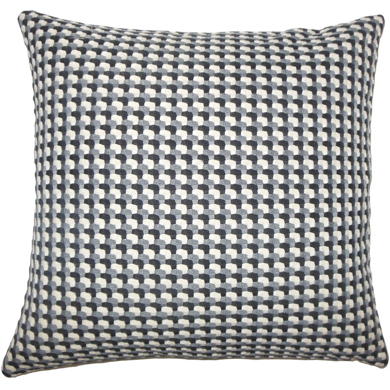 Coussin nadezhda géométrique, H 18 po x l 18 po x P 5 po, Domino