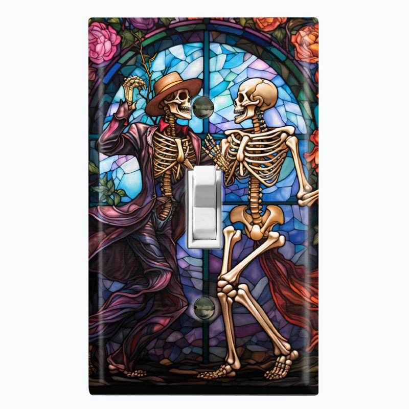 Plaque d'interrupteur en métal