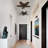 5-Light Metal Flush Mount Ceiling Light Dia 24 Inch