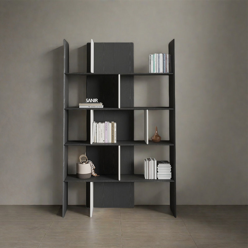 Bibliothèque de luxe à la mode