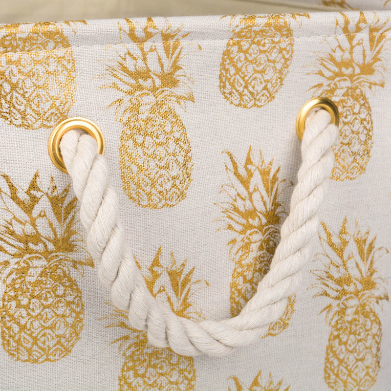 Panier en tissu Amaro, H 12 po x l 10 po x P 16 po